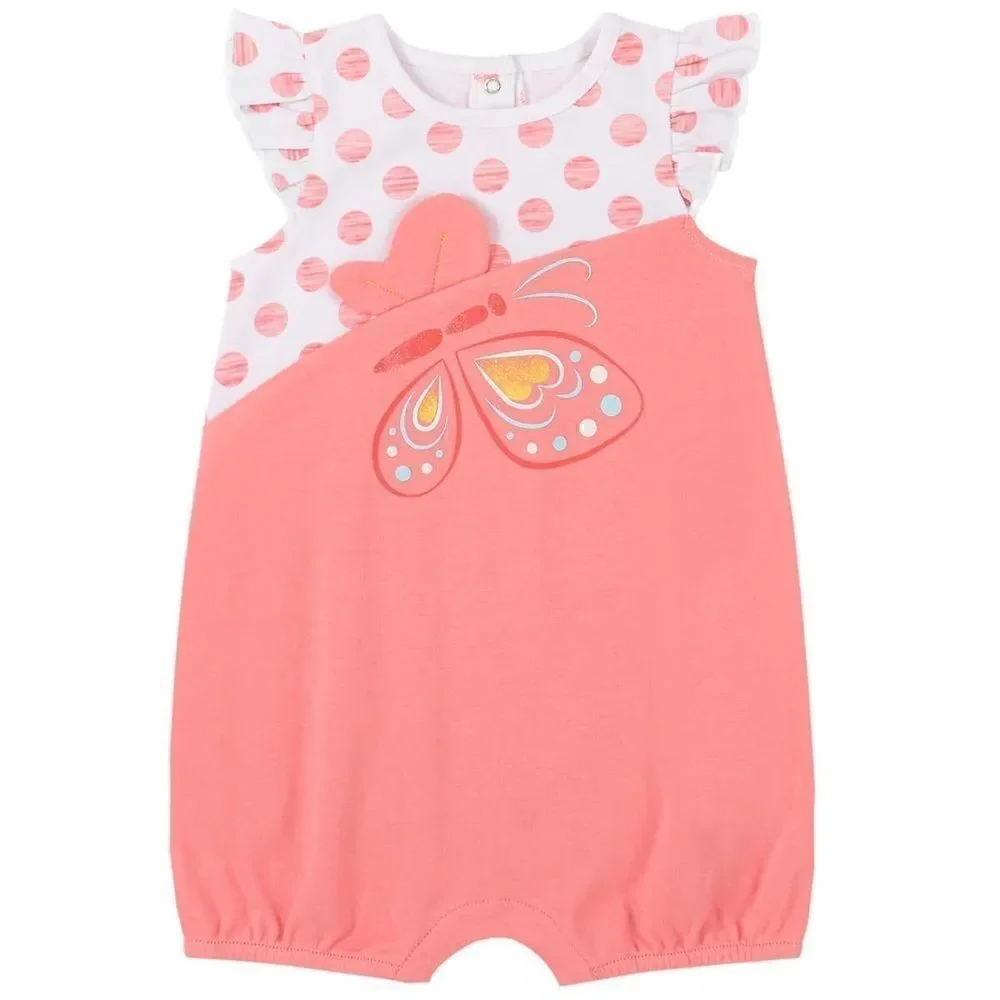 HEADQUARTERS BUTTERFLY 3 Piece Romper Set